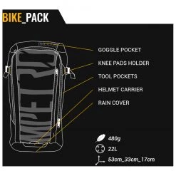 IMPETRO Gear - Bike Pack - Sac à dos à zipper -Sacs à dos Soldes impetro gear bike pack sac a dos a zipper detail 2