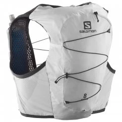 Salomon - Active Skin 8 Set - Gilet de running -Sacs à dos Soldes salomon active skin 8 set gilet de running 1