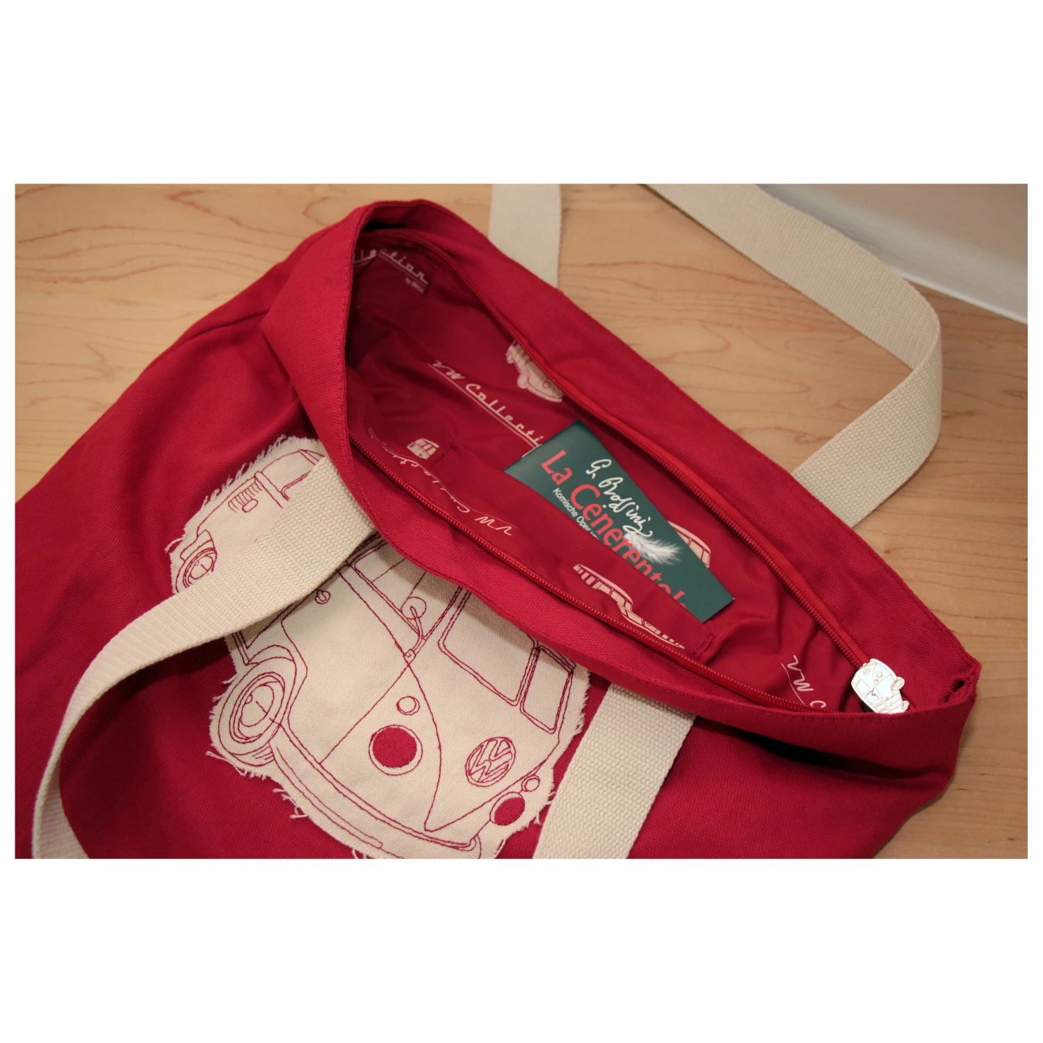 VW Collection - VW T1 Bus Shopper-Tasche Canvas - Sac à bandoulière 6 VW Collection - VW T1 Bus Shopper-Tasche Canvas - Sac à bandoulière – Image 4